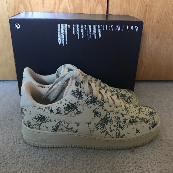 air force 1 low desert camo team gold